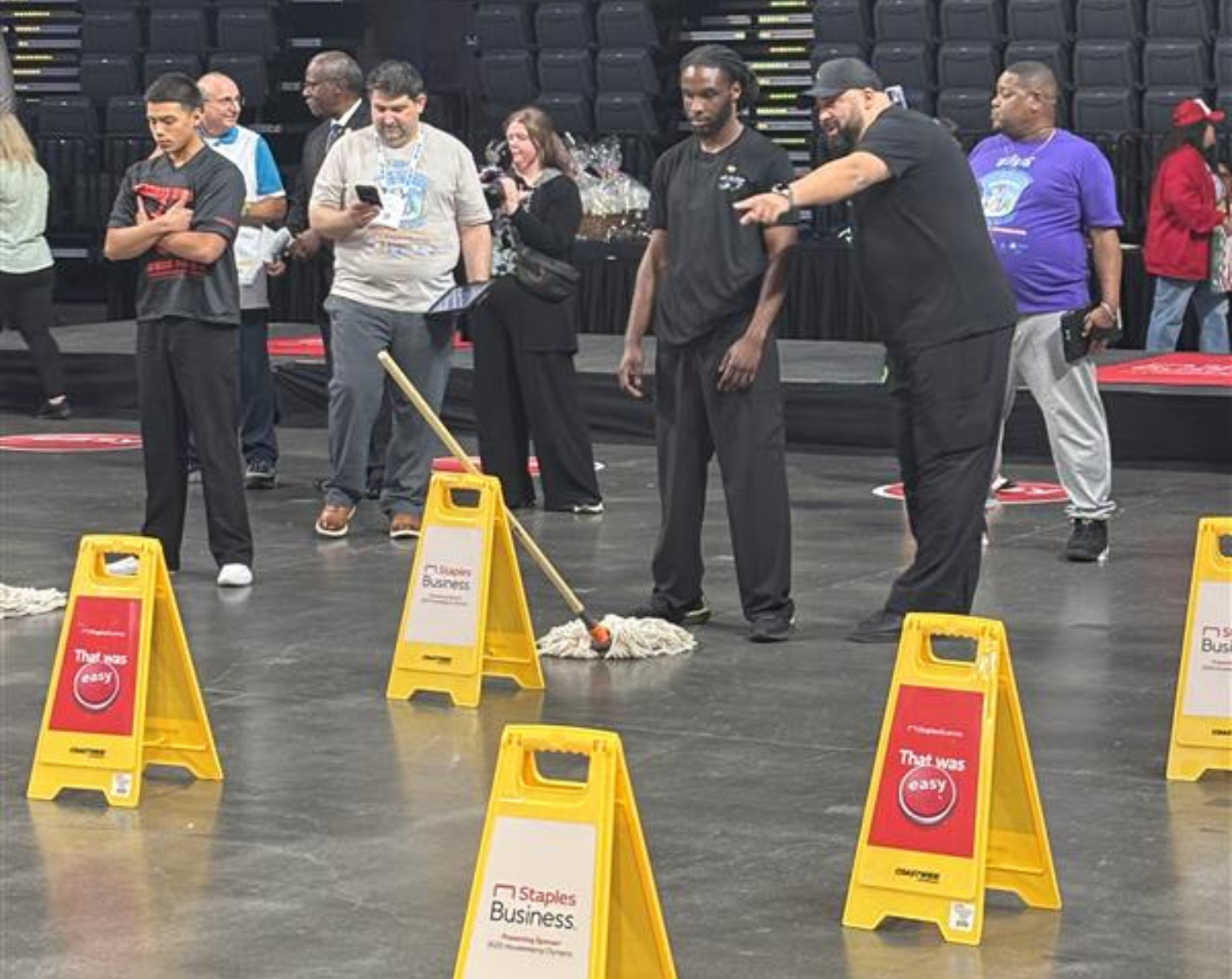 Aramark Healthcare+’s Atrium Health Environmental Services Team at the Housekeeping Olympics.